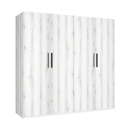 Armario dormitorio 4 puertas abatibles. (Kit).